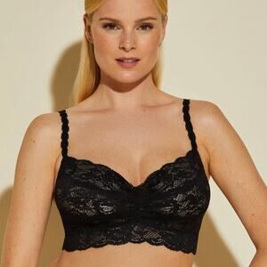 Cosabella Never Say Never Sweetie Lace Bralette Black M
